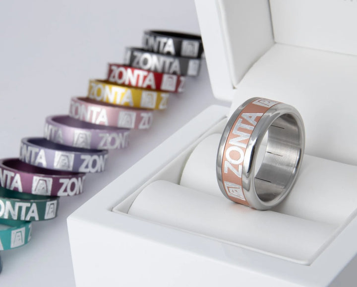 Coffret Zonta classique | Base extra small arrondie polie (9mm) avec un addon deux tiers en aluminium couleur à choix