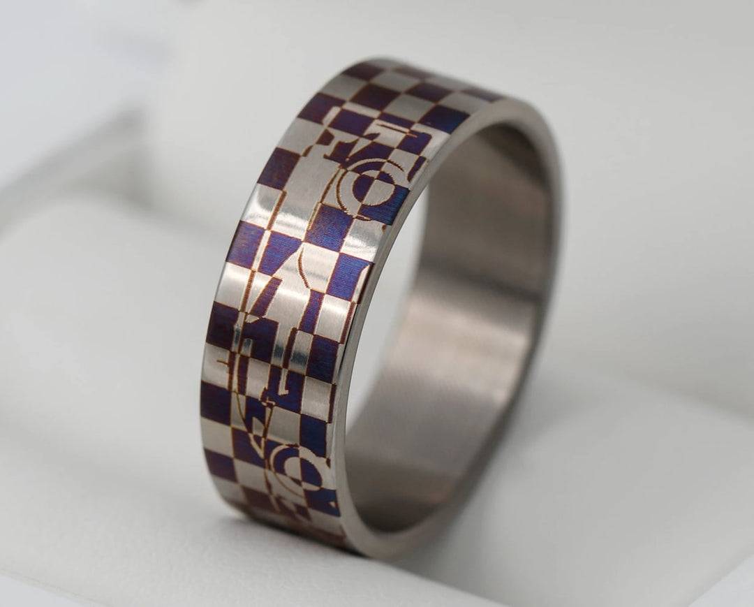 🏆 Set Ausdauer Edition, bestehend aus 3 Innenringen (Addons) aus Titan aus der Sébastien Buemi Kollektion für den auswechselbaren mood Ring