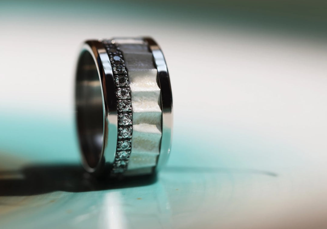 Innenring aus 925er Silber "Zagora White " für mood Ring