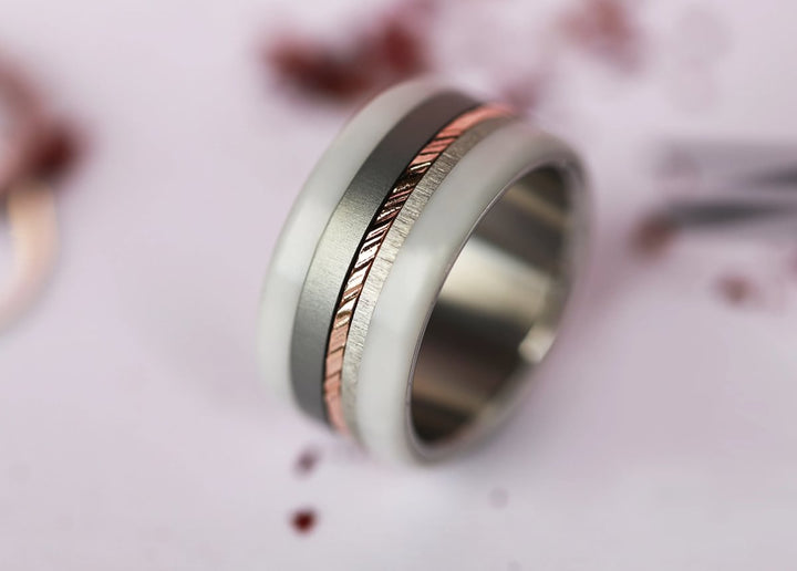 2 Anneaux (pack de 2 minis) en argent 925 "Abyss" pour bague mood interchangeable