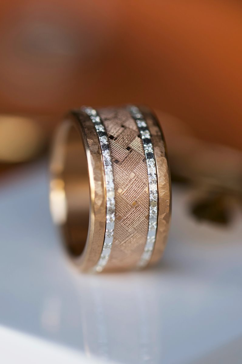 Innenring (2/3 Addon) Velvet Iron aus Edelstahl für den auswechselbaren mood Ring