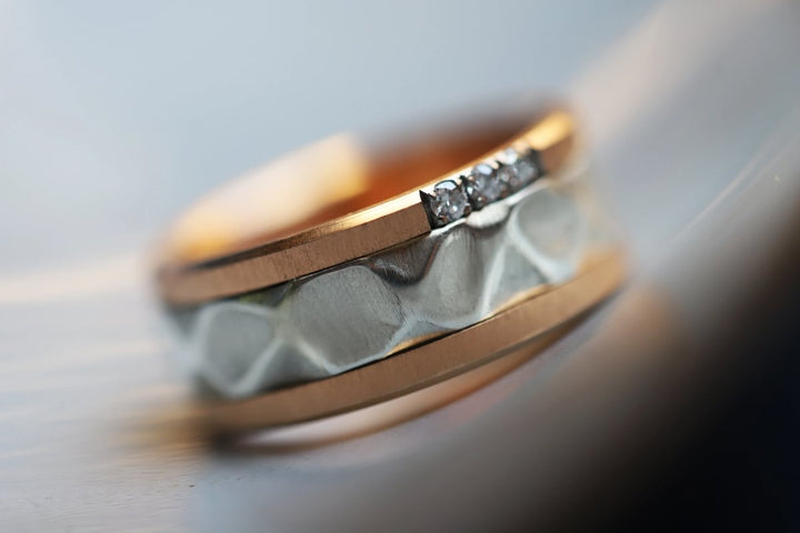 ✨ Limitierte Auflage mood lovers ✨ Innenring (2/3 Addon) "Perlmutt Mond" aus Silber für den auswechsebaren mood Ring