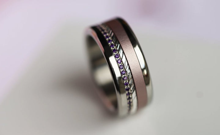 2 Anneaux (pack de 2 minis) en argent 925 "Abyss" pour bague mood interchangeable
