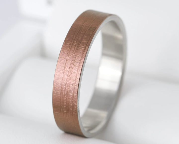 Anneau (deux tiers)  "Halo" en acier inoxydable pour bague mood interchangeable