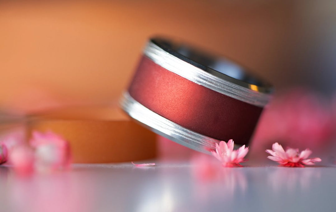 Base large "Halo" en acier inoxydable pour bague mood interchangeable