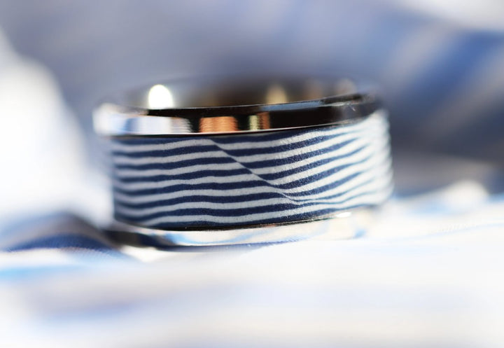 Inner ring in polymer "Towel" for Mood ring