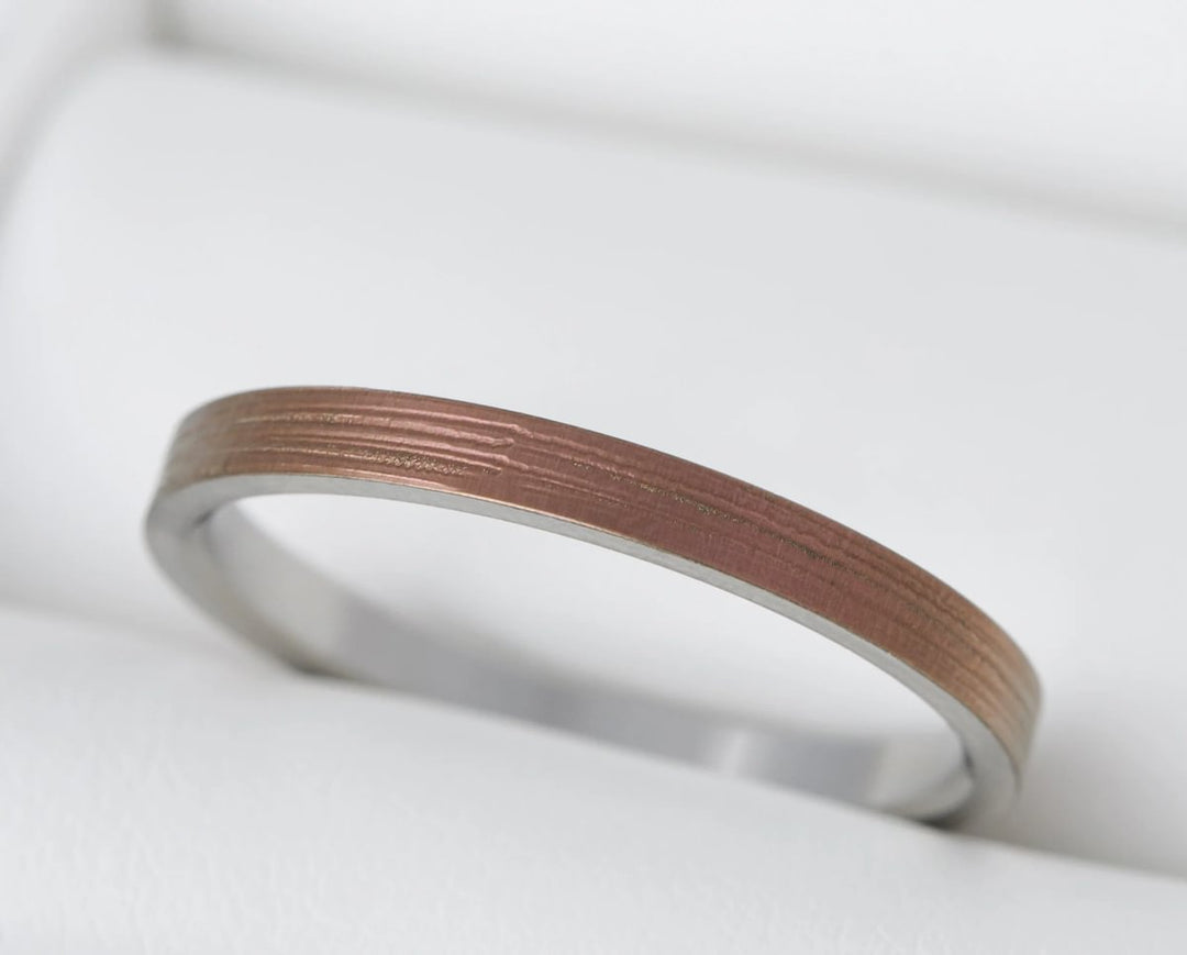 Anneau (medium) "Halo" en acier inoxydable pour bague mood interchangeable