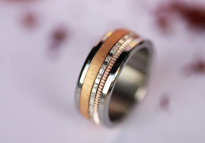2 Anneaux (pack de 2 minis) en argent 925 "Tessel" pour bague mood interchangeable