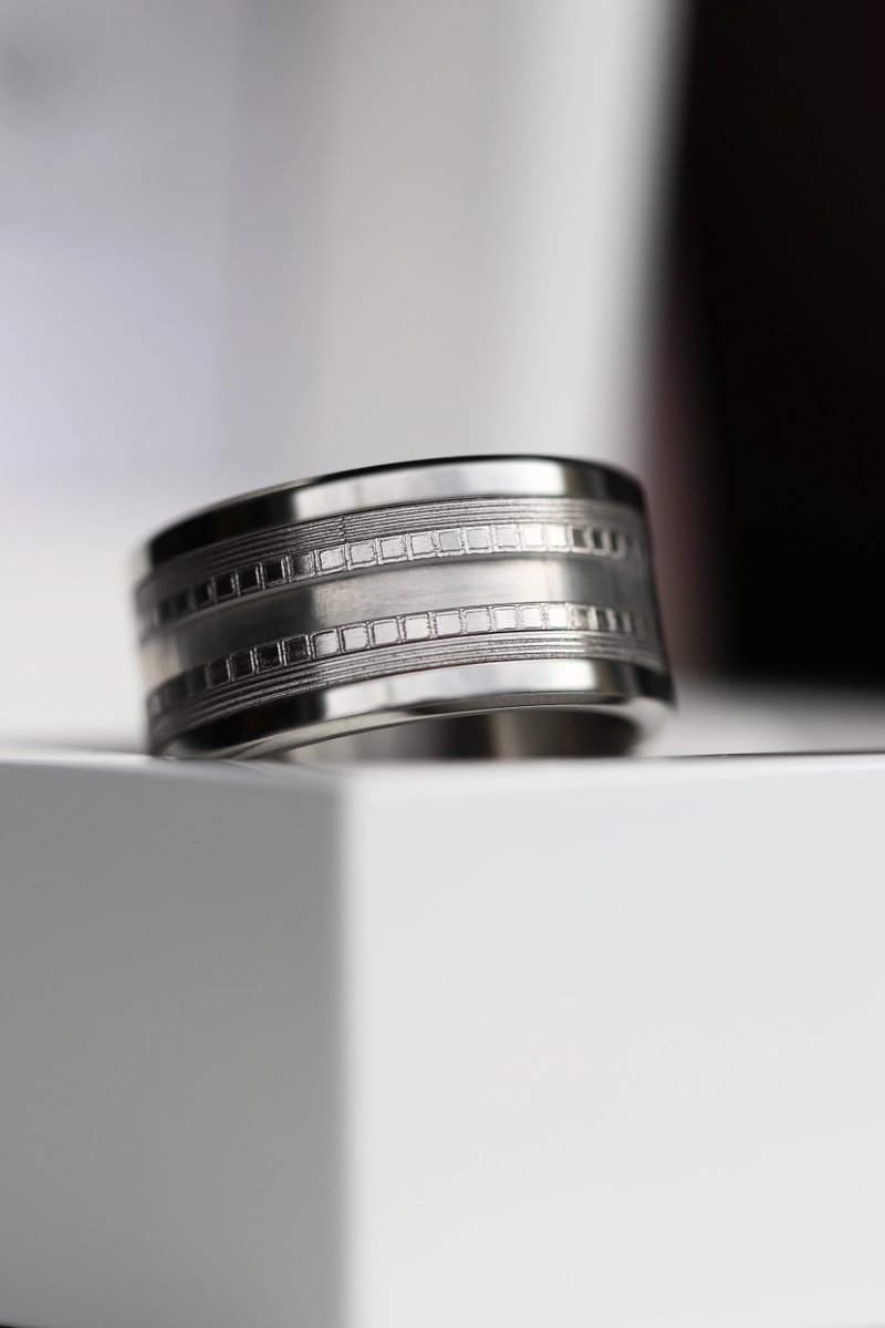 Set von 2 Mini Addons aus Edelstahl "Horizontale"