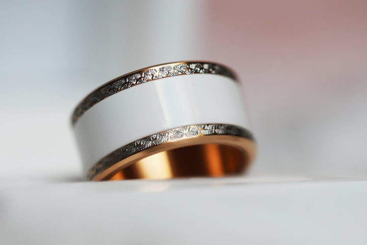 Base "Lady Rose" in steel for interchangeable mood ring– Exclusive edition 2025