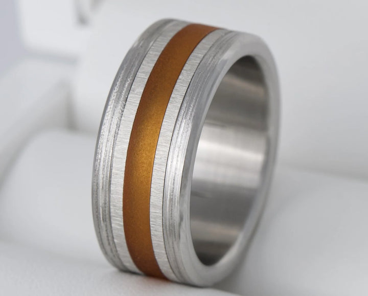 Base extra small "Halo" en acier inoxydable pour bague mood interchangeable
