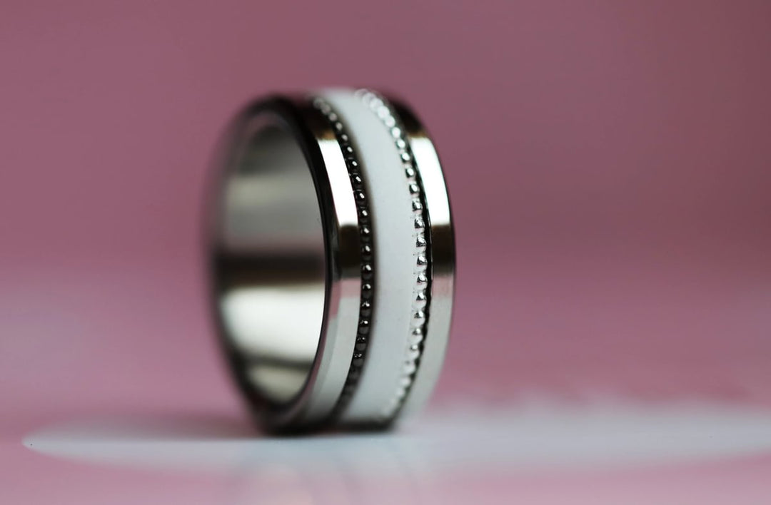 Set von 2 Mini Addons aus 925er Silber "Oasis" Farbe nach Wahl für den auswechselbaren mood Ring