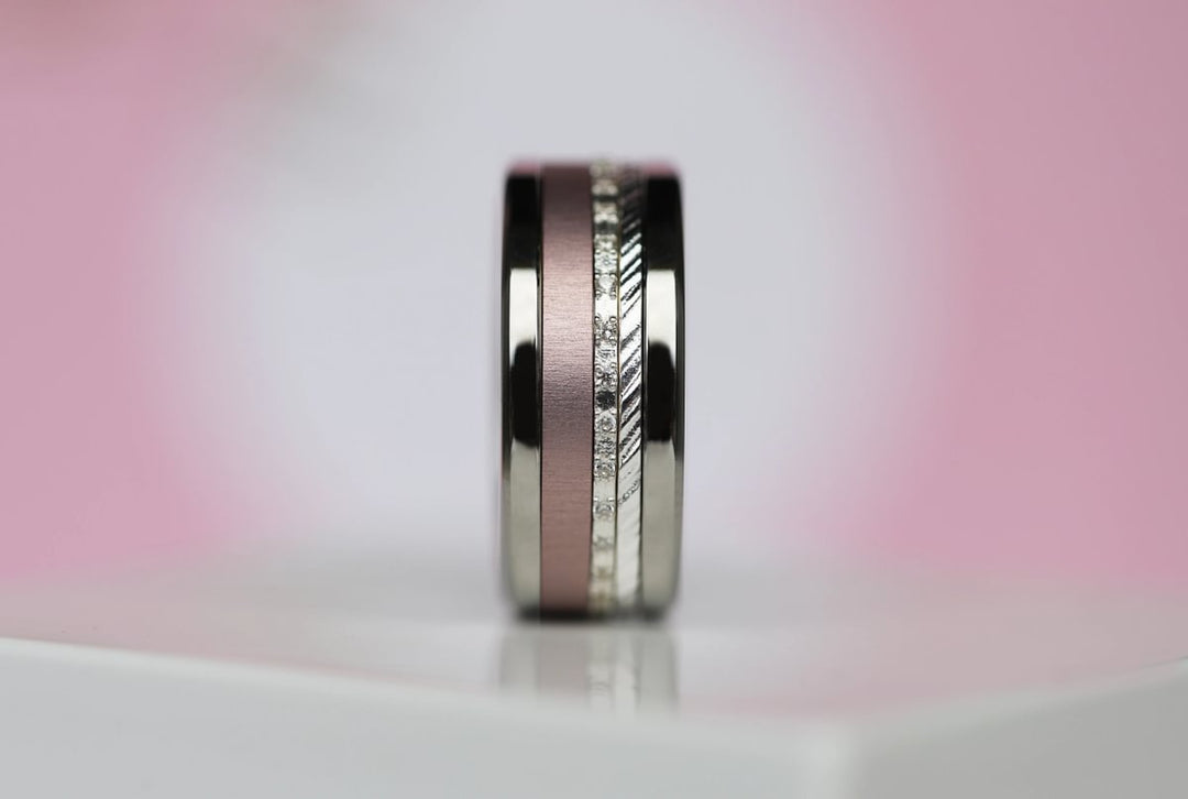 2 Anneaux (pack de 2 minis) en argent 925 "Abyss" pour bague mood interchangeable