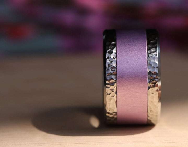 Base large "Turtle" en acier inoxydable pour bague mood interchangeable, Edition collector numérotée de 1 à 100