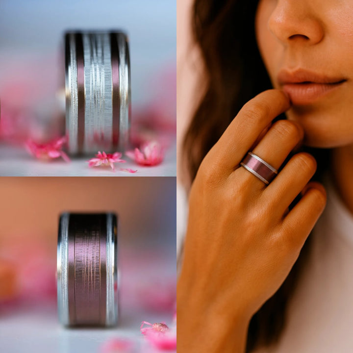 September ring set: "Autumn Velvet" including a mood base