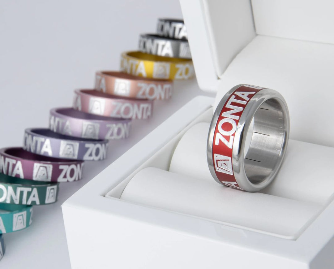 Coffret Zonta classique | Base extra small arrondie polie (9mm) avec un addon deux tiers en aluminium couleur à choix