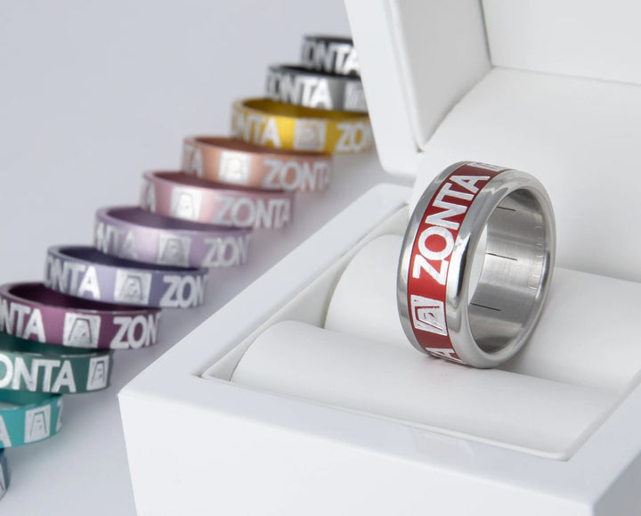 Coffret Zonta classique | Base extra small arrondie polie (9mm) avec un addon deux tiers en aluminium couleur à choix