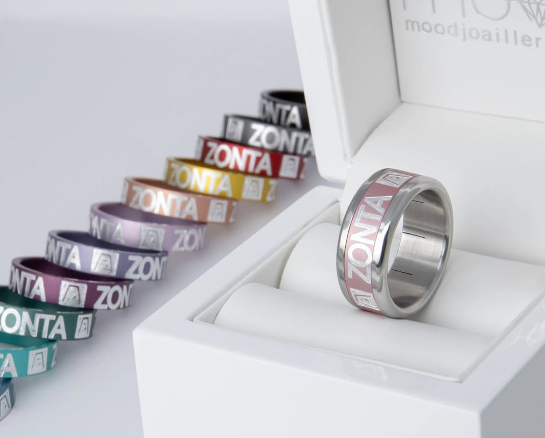Coffret Zonta classique | Base extra small arrondie polie (9mm) avec un addon deux tiers en aluminium couleur à choix