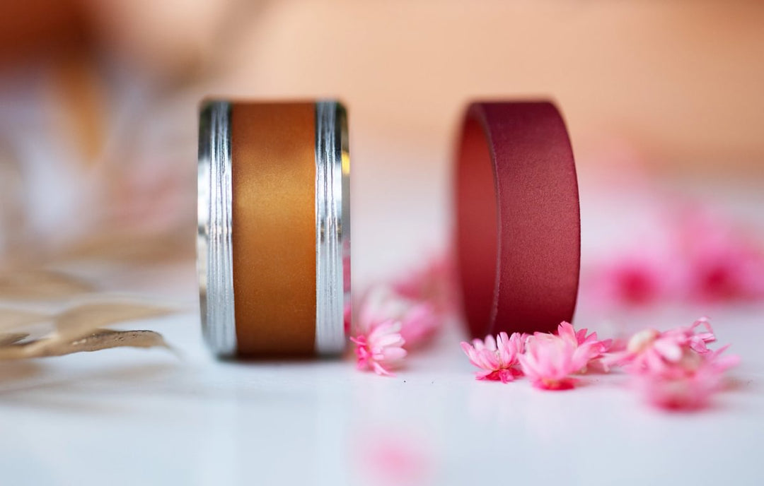 September ring set: "Brass Evenings" including a mood base