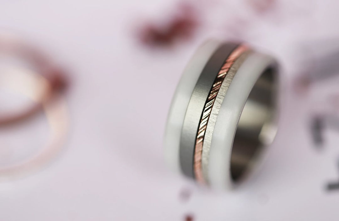 2 Anneaux (pack de 2 minis) en argent 925 "Abyss" pour bague mood interchangeable