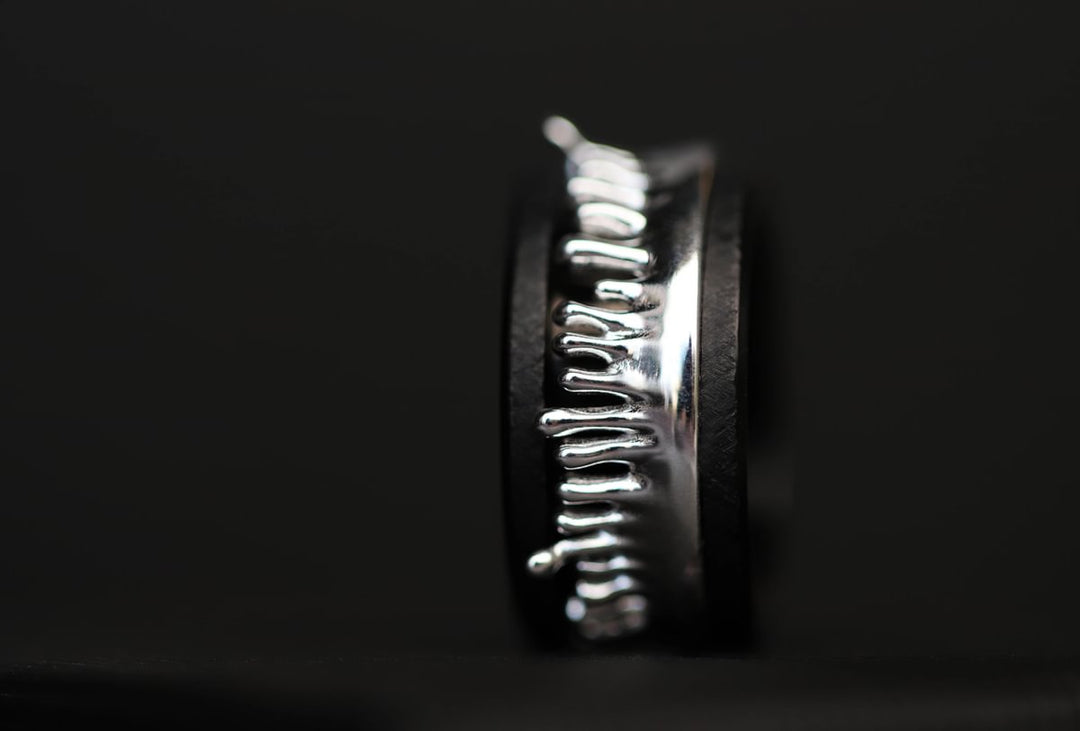 🩸Innenring (Addon) aus 925er Silber "Silverblood" polierte Ausführung für den auswechselbaren mood Ring