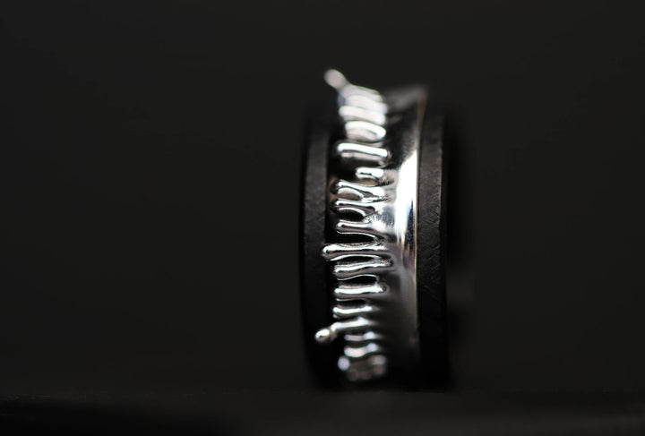 🩸Innenring (Addon) aus 925er Silber "Silverblood" polierte Ausführung für den auswechselbaren mood Ring