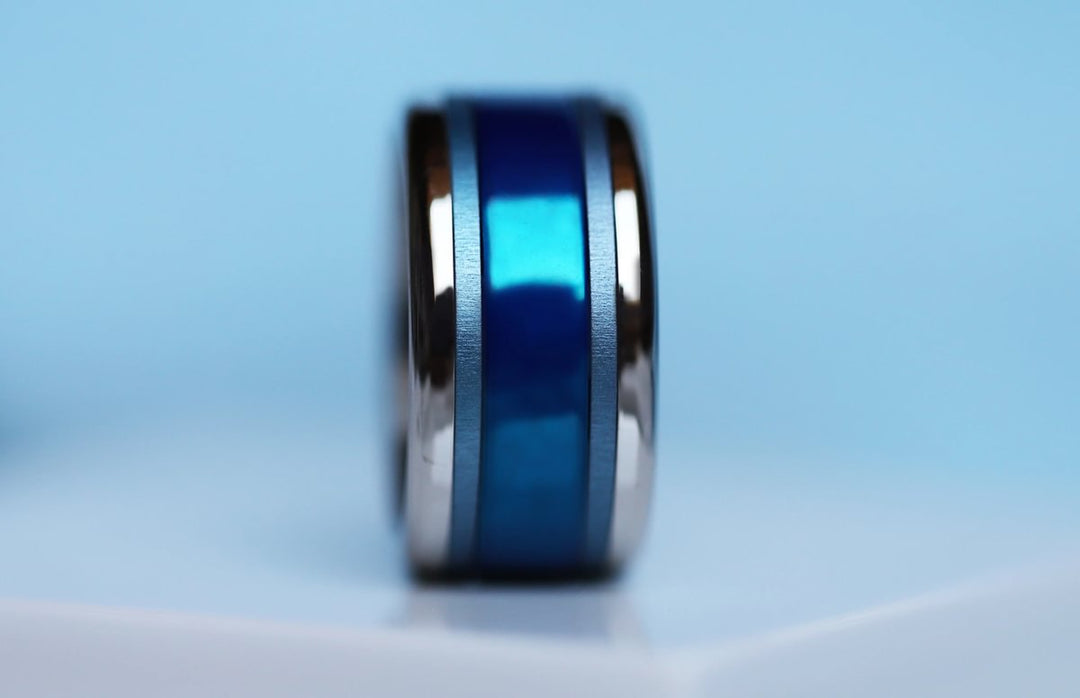 🫐 Pack de 2 minis en aluminium myrtille,  pour bague mood interchangeable