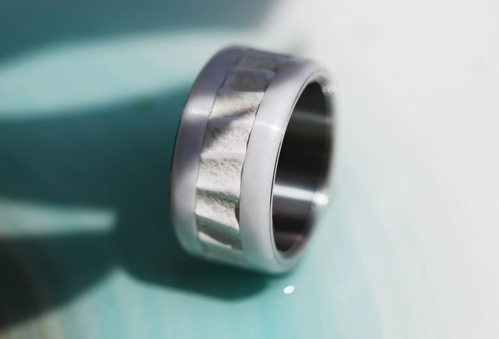 Innenring aus 925er Silber "Zagora White " für mood Ring