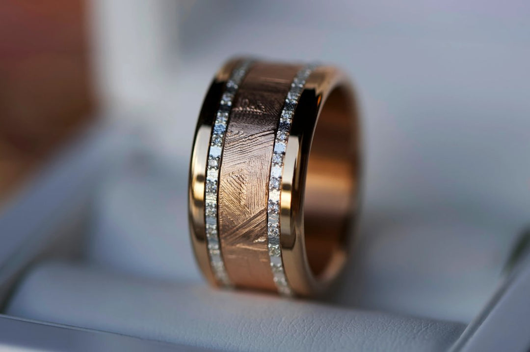 Innenring (2/3 Addon) Whisper of Steel aus Edelstahl für den auswechselbaren mood Ring