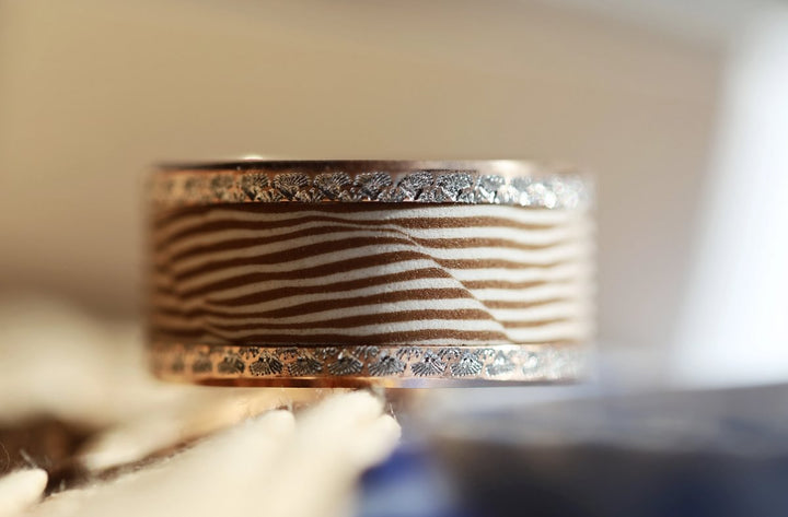 Inner ring in polymer "Towel" for Mood ring