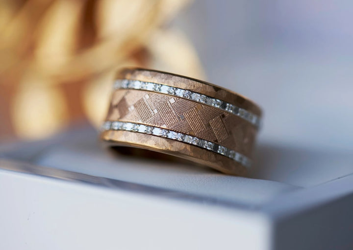 Innenring (2/3 Addon) Velvet Iron aus Edelstahl für den auswechselbaren mood Ring