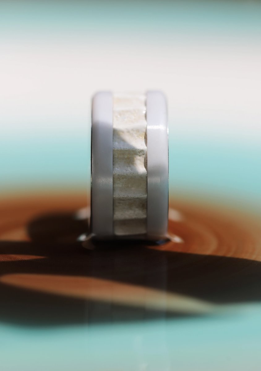 Innenring aus 925er Silber "Zagora White " für mood Ring