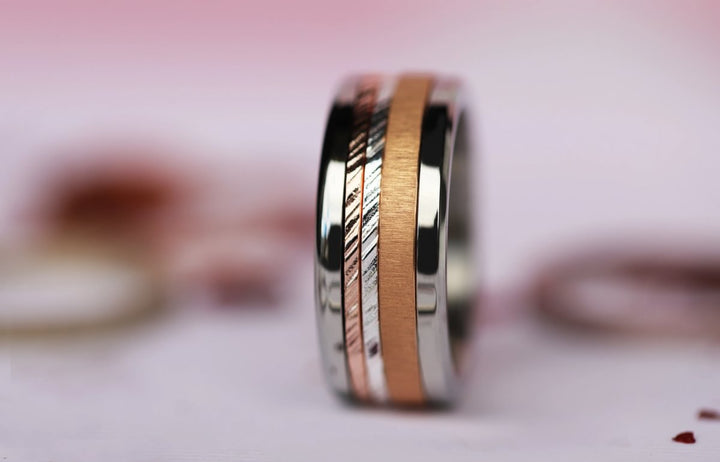 2 Anneaux (pack de 2 minis) en argent 925 "Abyss" pour bague mood interchangeable