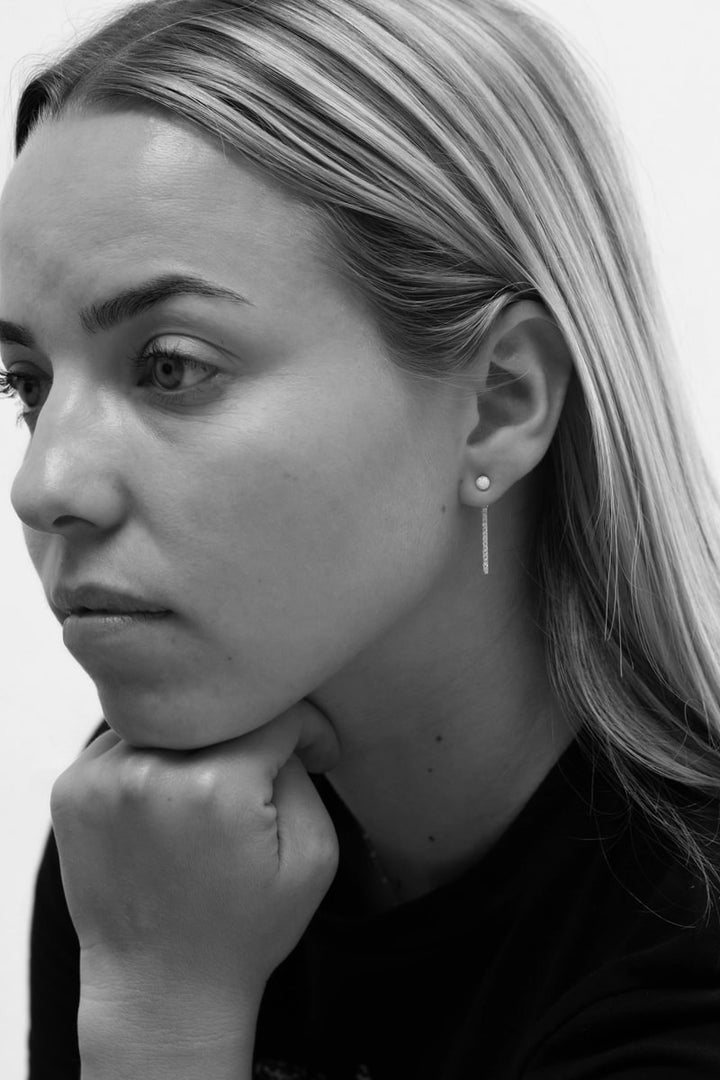 "Drop Authentische Aura" mood aus 925er Silber mit Zirkonia Steine besetzt (Ohrschmuck)