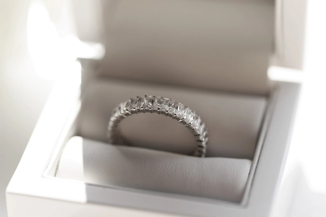 💍 Anneau (addon deux tiers) "Auraline" en argent 925 serti de zircons