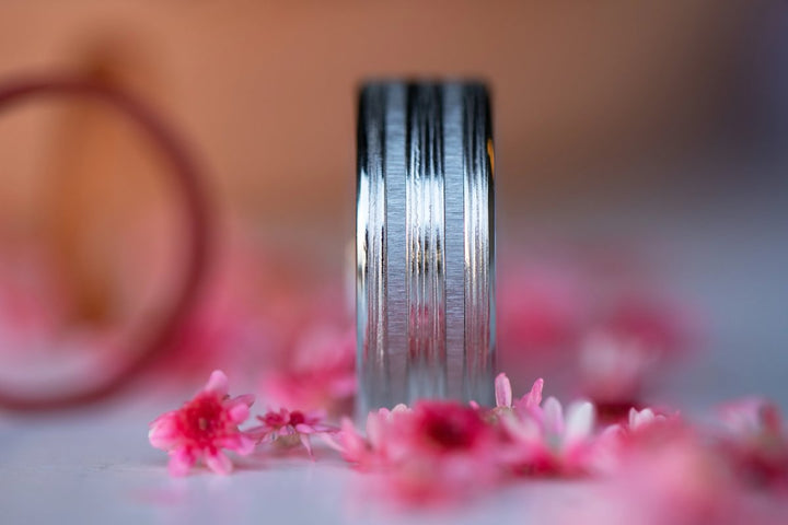 Anneau (medium) "Halo" en acier inoxydable pour bague mood interchangeable