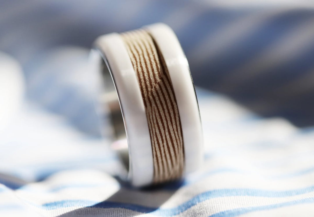 Inner ring in polymer "Towel" for Mood ring