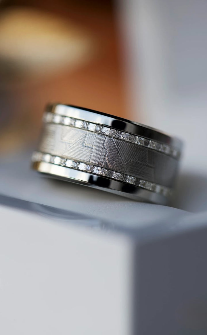 Innenring (2/3 Addon) Whisper of Steel aus Edelstahl für den auswechselbaren mood Ring