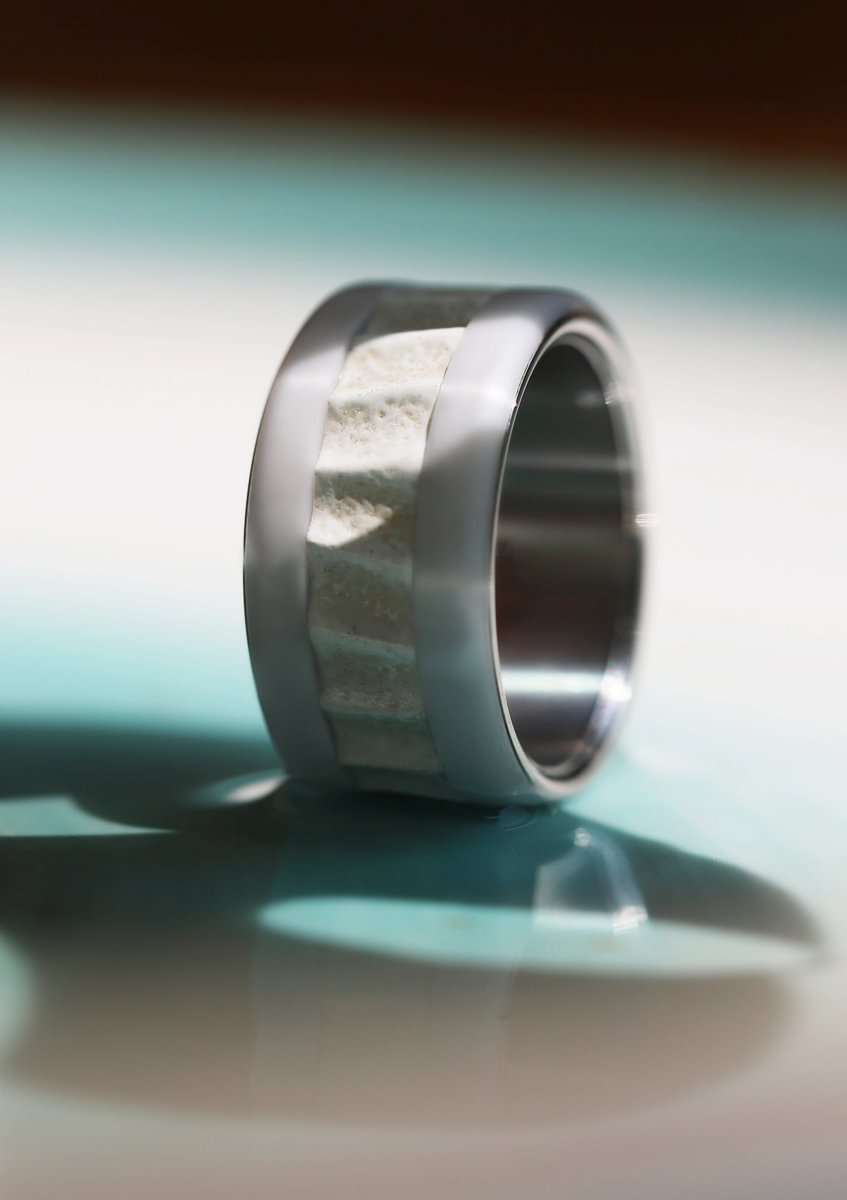 Innenring aus 925er Silber "Zagora White " für mood Ring