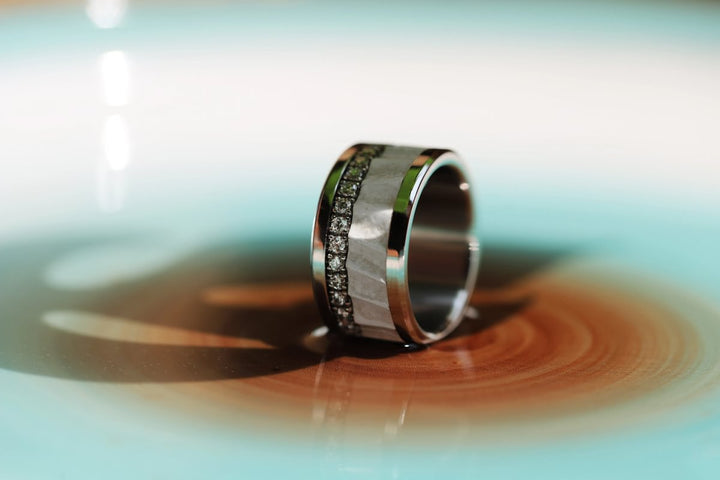 Innenring aus 925er Silber "Zagora White " für mood Ring