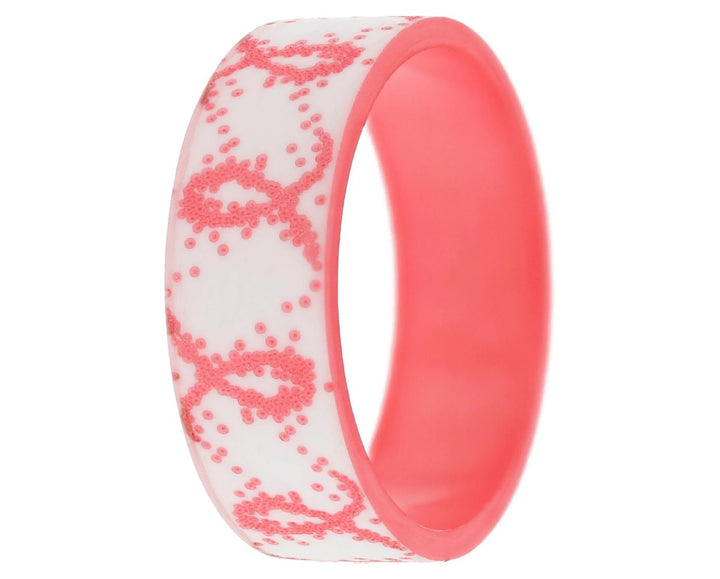 Anneau (addon) in pink polymer, Lili from the Pink October 2024 collection for interchangeable mood ring