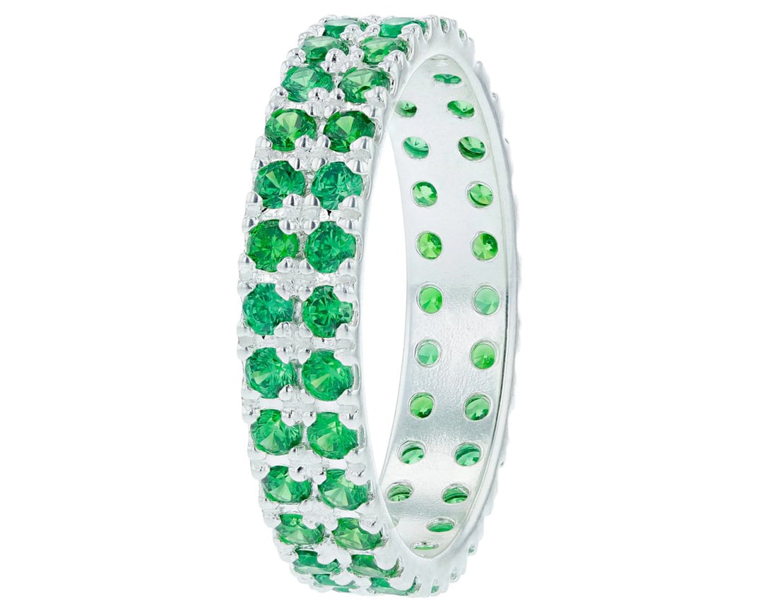 LUMINA vert émeraude - anneau interchangeable en argent 925 pour bague mood