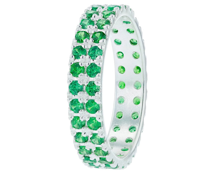 LUMINA vert émeraude - anneau interchangeable en argent 925 pour bague mood