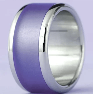 Addon translucide  sablé "LILAS"