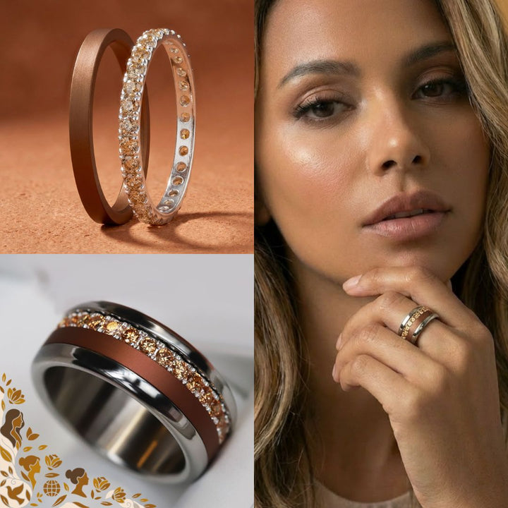 Set Paloma | auswechselbarer mood Ring