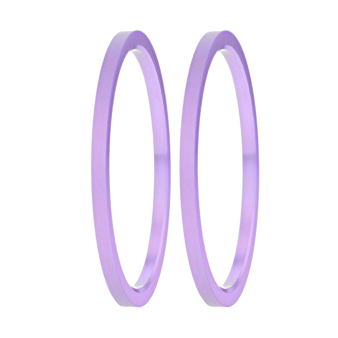 💟 Pack de 2 minis en aluminium belipastel,  pour bague mood interchangeable