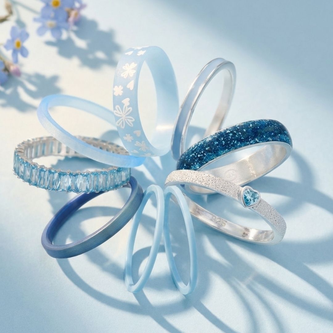 💐 Addonstrauss - Gelassenheit (hellblau)