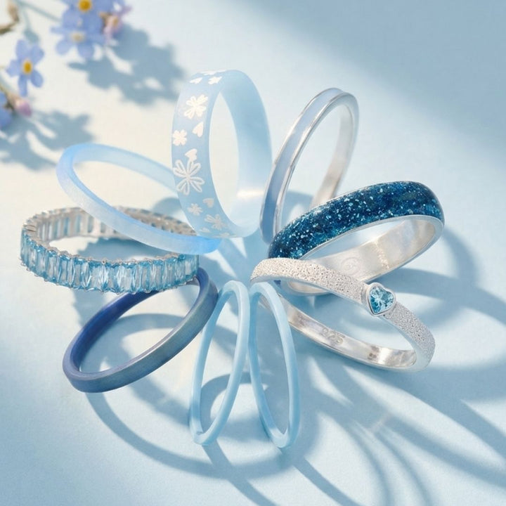 💐 Addonstrauss - Gelassenheit (hellblau)