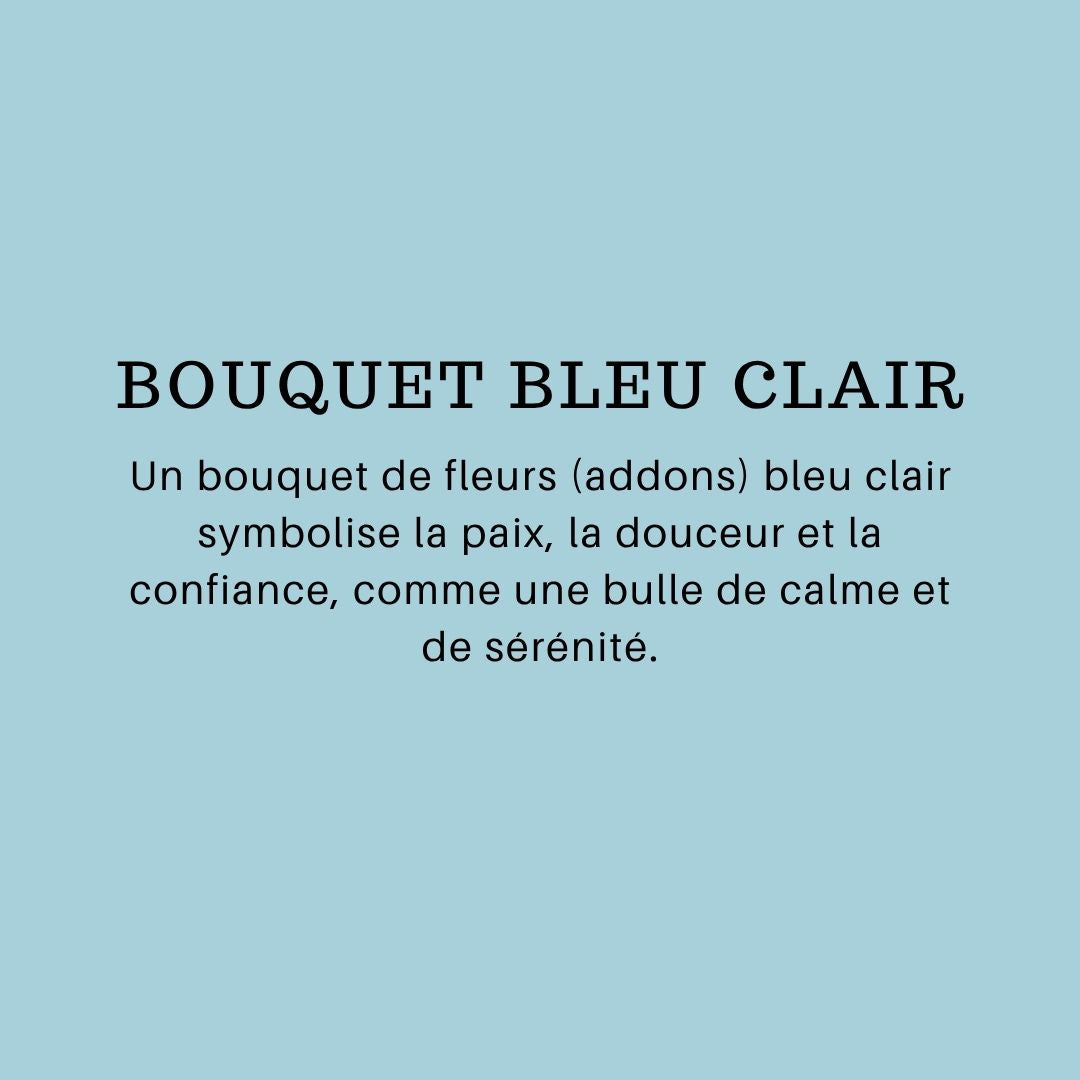 💐 Addonstrauss - Gelassenheit (hellblau)