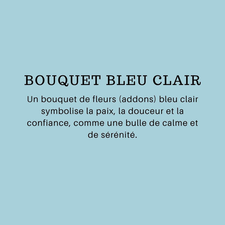 💐 Addonstrauss - Gelassenheit (hellblau)